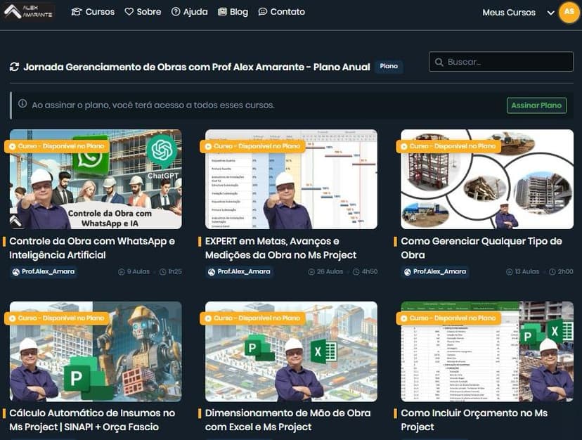 Product: Cursos Presenciais e Online (Plataforma AlexFlix) image