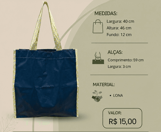 Product: Sacola Ecológica Reutilizável image